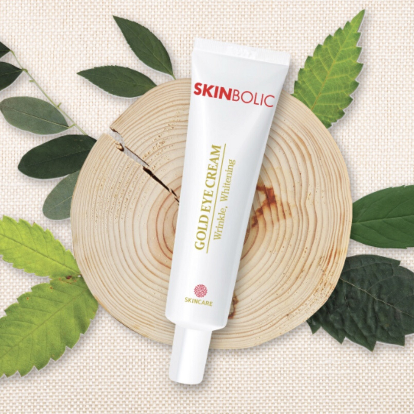 SKINBOLIC Gold Eye Cream and Applicator